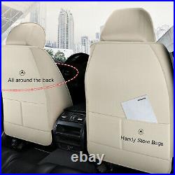 For Nissan Frontier 2007-2022 Full Set PU Leather Car 5 Seat Cover Front & Rear