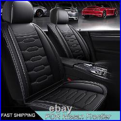 For Nissan Frontier 2009-2022 Car Seat Cover PU Leather 5-seat Full Set Cushion
