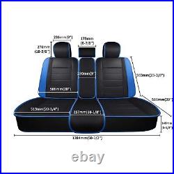 For Nissan Frontier 2009-2022 Full Set Car Seat Cover 5-Seat Cushion + Headrest