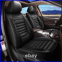 For Nissan Frontier 2009-2023 Car 5-Seat Covers Full Set PU Leather Cushion Pad