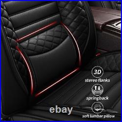 For Nissan Frontier 2009-2023 Car 5-Seat Covers Full Set PU Leather Cushion Pad