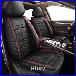 For Nissan Frontier 2009-2024 Car 5-Seat Covers Full Set PU Leather Cushion Pad