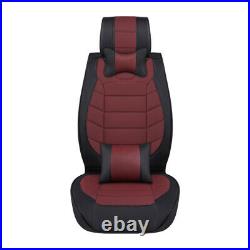 For Nissan Frontier Leather Car Seat Cover Custom 5 Seat Full Set Luxury Cushion