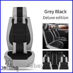 For Nissan Frontier Luxury Leather Full Set Car Seat Covers Front + Rear Cushion