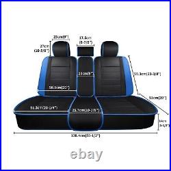 For Nissan Rogue Luxury Leather 5-Seat Car Cover Front Rear Full Set Cushion US