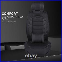 For Nissan Titan 2000-2021 Car Seat Cover Full Set Front & Rear Leather Cushion