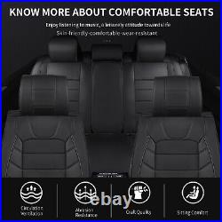 For Nissan Titan 2000-2021 Car Seat Cover Full Set Front & Rear Leather Cushion