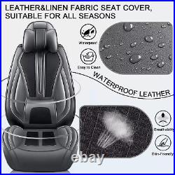 For Polestar 2 2022 2024 Breathable Car 5-Seat Covers Full Set Faux Leather Pad