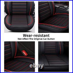 For RAM PU Leather Car Seat Cover Cushion Full Set(Front&Rear)/2 Front Protector