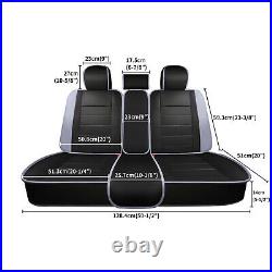 For SUBARU Impreza Sedan Wagon Car Seat Covers Full Set Front Leather 2/5 Seater