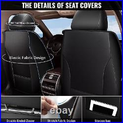 For Saturn VUE 2002-2009 Full Set Car 5-Seat Cover Cushion Pad Faux Leather