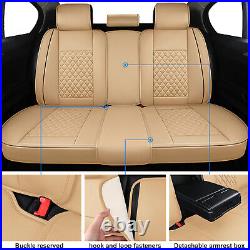 For Subaru Car Seat Cover 5 Seats Full Set Deluxe Front Rear Seat Protector