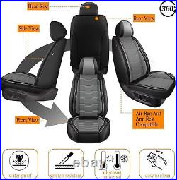 For Subaru Crosstrek 2016-2024 Car Seat Cover Full Set Faux Leather Pad Cushion