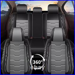 For Subaru Crosstrek 2016-2024 Car Seat Cover Full Set Faux Leather Pad Cushion