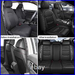 For Subaru Impreza 2012-2024 Faux Leather Car Seat Covers Front + Rear Full Set