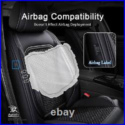 For TOYOTA Tacoma Crew Cab 4-Door 2007-2023 Car Seat Covers Full Set Pu Leather