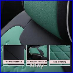 For Toyota Breathable Leather 5 Seats Car Seat Cover Full Set Cushion Protector