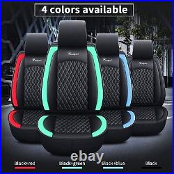 For Toyota CHR C-HR 2016-2021 Car Seat Cover Leather Front Rear Seat Black Blue