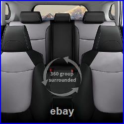 For Toyota Corolla Cross 2022-2024 L/LE/XLE Car 5-Seat Covers Front&Rear Gray