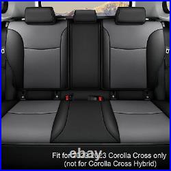 For Toyota Corolla L LE 2020-2024 Car Seat Covers Custom PU Leather(No Hybrid)