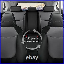 For Toyota Corolla L LE 2020-2024 Car Seat Covers Custom PU Leather(No Hybrid)