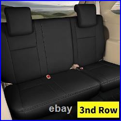 For Toyota Highlander 2014-2019 Car 7-Seat Covers Full Set Cushion Captain Chair