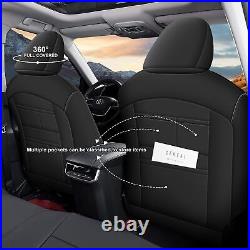 For Toyota Highlander 2014-2019 Car 7-Seat Covers Full Set Cushion Captain Chair