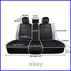 For Toyota RAV4 01-19 Leather Car Seat Cover 5 Seat Full Set Front Rear Cushion