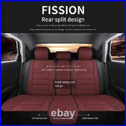 For Toyota RAV4 01-19 Leather Car Seat Cover Custom 5 Seat Set Luxury Cushion A+
