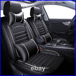 For Toyota RAV4 2001-2019 Custom Full Set Car Seat Cover 5 Seat Cushion Leather
