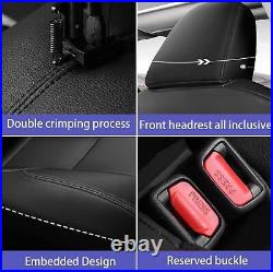 For Toyota Sienna LE & XLE 2021-2024 Set Faux Leather Waterproof 8-Seat Covers