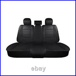 For Toyota Tacoma 2000-2021 Leather Full Set Car Seat Covers Front&Rear Cushion