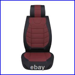 For Toyota Tacoma 5-Seat Full Set Car Seat Cover Front + Rear Cushion PU Leather