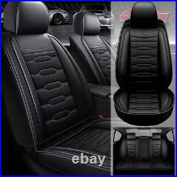 For Toyota Tundra Crew Cab 4-Door 2008-2024 Full Set Car 5-Seat Cover PU Leather