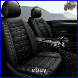 For Toyota Tundra Crew Cab 4-Door 2008-2024 Full Set Car 5-Seat Cover PU Leather