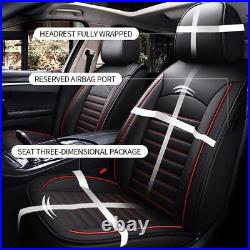 For Volkswagen Atlas Car Seat Cover PU Leather Front Rear Seat Cushion Full Set