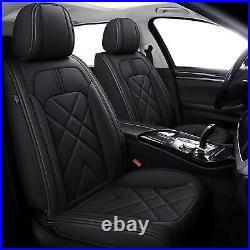 For Volkswagen Rabbit 2007-2009 Car 5 Seat Cover Faux Leather Full Set Protector