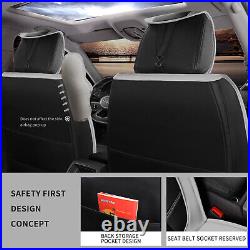 For Volvo S60 2001-2023 Car Seat Cover 5 Seats Full Set Front & Rear PU Leather
