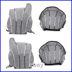 Front Cloth Seat Cover Dark Gray For 1999-2002 Chevy Silverado 1500 2500 3500