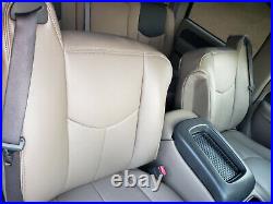 Front Driver Seat Cover For 2003 2004 2005 06 Chevy Silverado Avalanche Tan 522