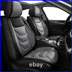 Front & Rear Car For Mitsubishi Endeavor 2004-2011 Fuax Leather 2/5Seat Covers