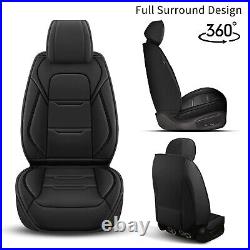 Front & Rear Car Seat Covers Faux Leather For Toyota 4Runner 2003-2023 Cushion