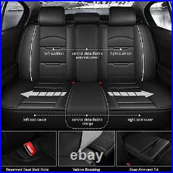 Front & Rear Car Seat Covers Faux Leather For Toyota 4Runner 2003-2023 Cushion