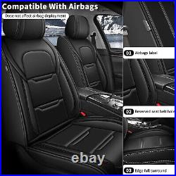 Front & Rear Car Seat Covers Faux Leather For Toyota 4Runner 2003-2023 Cushion