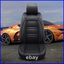 Front+Rear Full Set Leather Car Seat Cover Protector For 2005-2017 Honda Civic