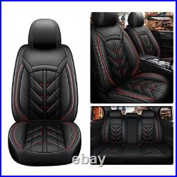 Front Rear Full Set Leather Car Seat Cover Protectors For 2007-2018 Toyota Camry
