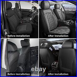 Front Rear Row Car 5-Seat Cover PU Leather Protector for FORD Maverick 2022 2024