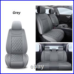 Full Car Seat Cover PU Leather 2/5-Seats Front+Rear For Cadillac SRX XT5 CTS CT6