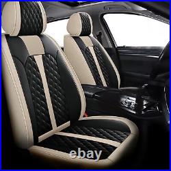 Full Leather Car 5 Seat Covers Full Set Cushion Pad For Cadillac XTS 2013-2019