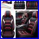 Full Set All Seasons Car Seat Cover for Chevrolet Colorado Leather Black Red